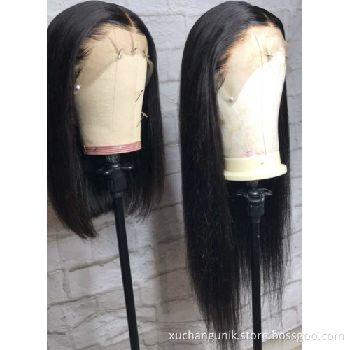 Uniky Lace Front Human Hair Wigs For Women 13*4 Brazilian Straight Lace Front Wig Racily Hair 4*4 Lace Closure Wig